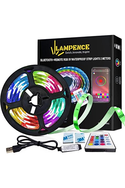GENERAL Led Strip Lights 2m (6.5ft) Multicolor Ambiance Smart LED Kit for PC,...