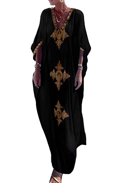 Bsubseach Women Embroidery Short Sleeve Bikini Swimsuit Cover Up Side Split B...