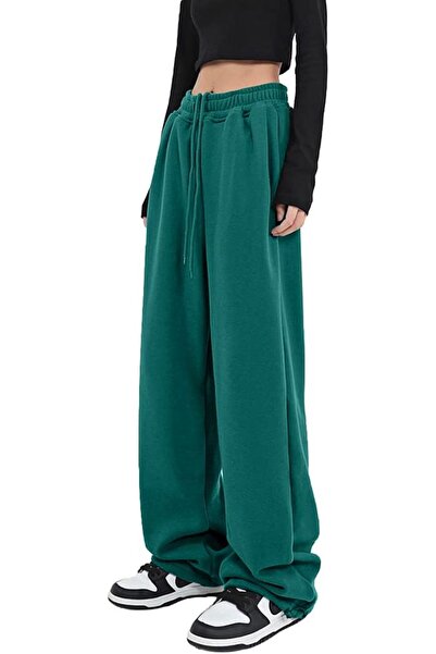 GENERAL Womens Wide Leg Sweatpants Casual Loose Yoga Pants Comfy Lounge Jogge...