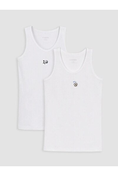 LC Waikiki Crew Neck Boys' Undershirt 2-Pack (W6)