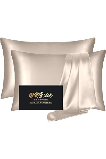 GENERAL Silk Pillowcase for Hair and Skin, Mulberry Silk Pillow Cases Queen S...