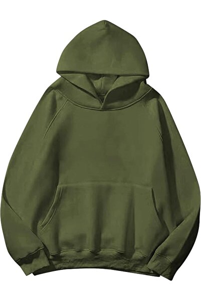 GENERAL SAFRISIOR Oversized Hoodies for Women and Men Couples Fleece Basic So...