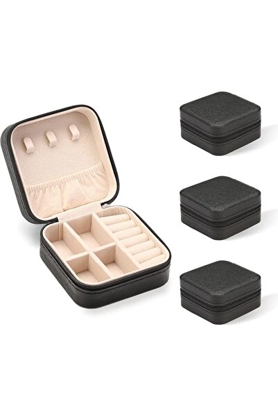 GENERAL ZPROW Plush Velvet Travel Jewelry Case, Organizer, Box, Small Case fo...