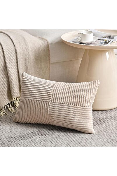 Fancy Homi Rust Lumbar Decorative Throw Pillow Covers 12x20 Inch for Couch Be...
