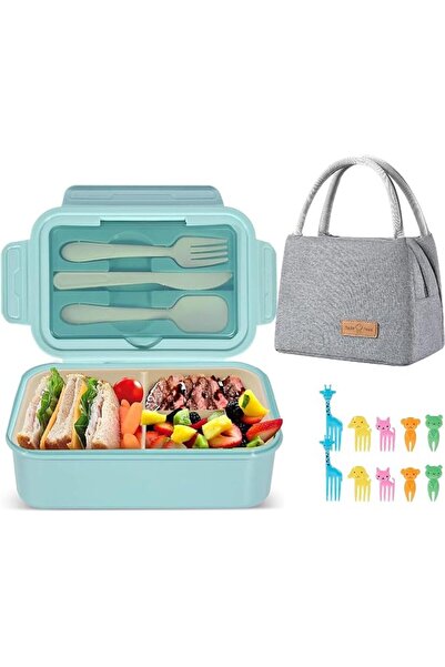 GENERAL Mylindde Bento Box, Stainless Steel Double Layer Lunch Box, Leakproof...