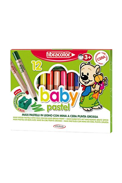 MC Micostore Creioane colorate Fibracolor Baby Pastel 12 culori