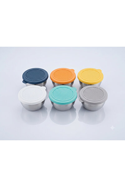 Midas Mini Sauce Bowl Set of 6 with Plastic Lids