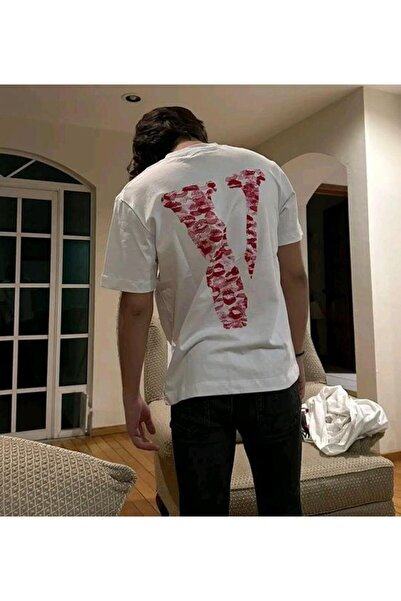 DEEFWEAR Mi̇ngalondon Kiss Design Letter V Oversize T-Shirt