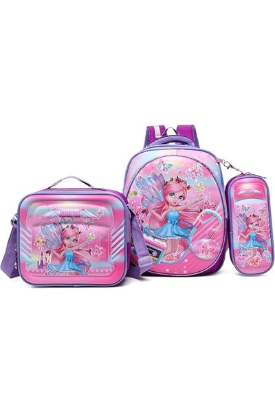 Stargold Girls 3 Pieces Combo Baby Backpack 12 Inch With Adjustable Strap Sch...