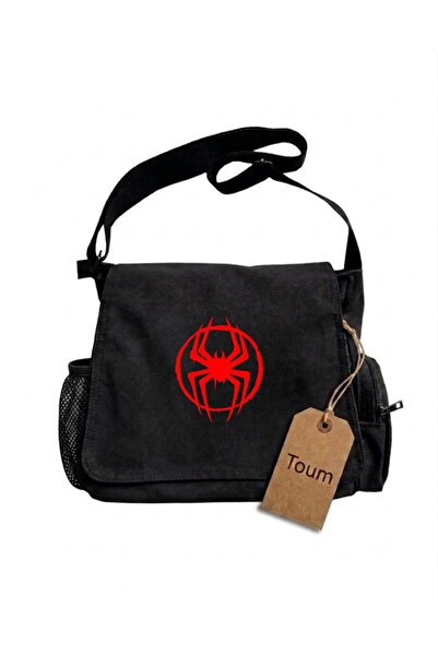 Toum Spider Printed Unisex Messenger Bag