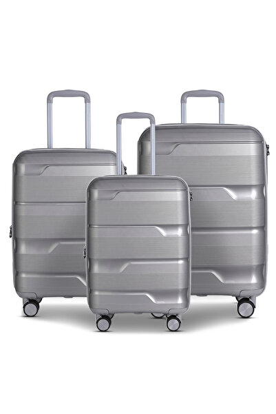 ZAAPPY Ozone Expandable PP 3PCS Set (20/24/28) Luggage, Hard Shell, Unbreakab...