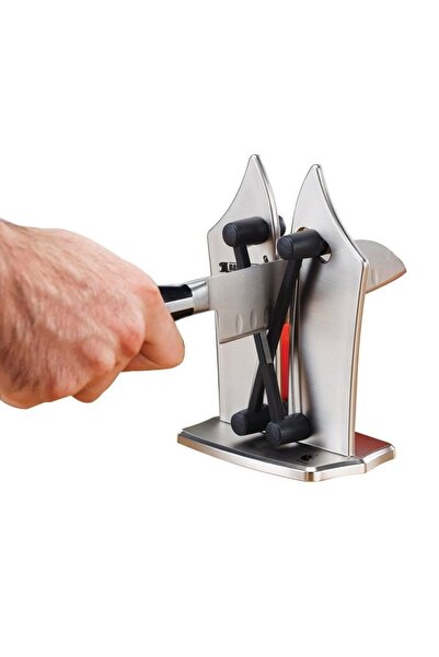 MACVI Ascuțitor manual de cuțite cu design ergonomic — Ascuțire rapidă! 🔪 ✨