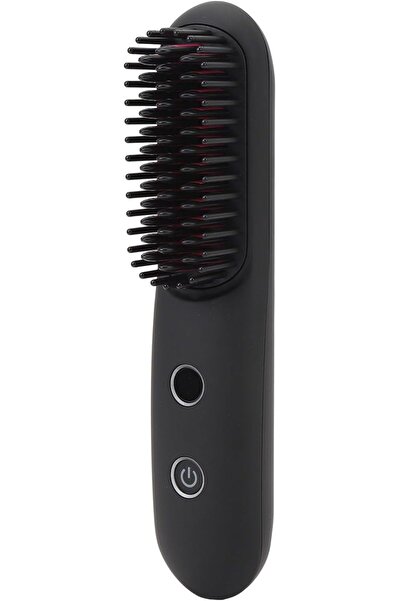 LUOCUTE Cordless Hair Straightening Brush, Portable Straightening Brush for W...