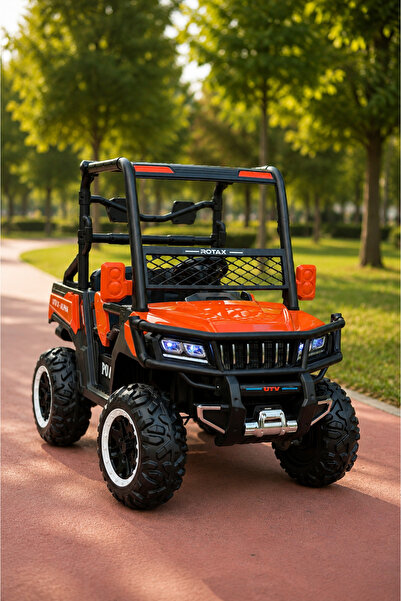 aras akülü mutlu çocuklar UTV X-ALPHA 24 VOLT 4x4 çekerli 800 WATT akülü arab...