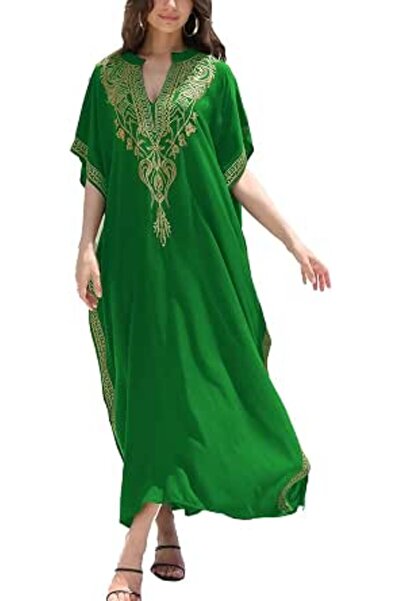 YouKD Women's Boho Long Kaftan Dress Maxi Cardigan One Size Loungewear Bikini...