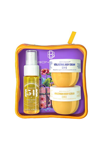 Bongamo Set Bongamo: Amazonian Fresh 25, Scrub corporal pentru netezire, 50 m...
