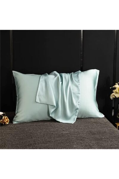 Generic Luxury Natural Mulberry Silk Pillowcase Solid Color Envelope Pillow C...