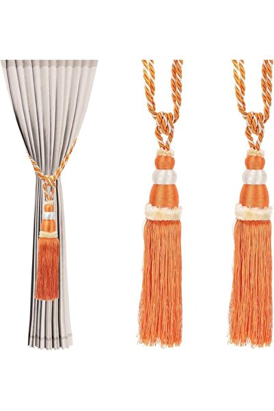 PATIKIL Curtain Tassel Tiebacks, 2 Pack 28" Gourd Shape Curtain Holdbacks Rop...