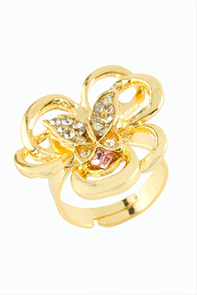 SORA GROUP Flower Butterfly Stone Ring