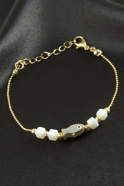 SORA GROUP Fish Cube Crystal Bracelet