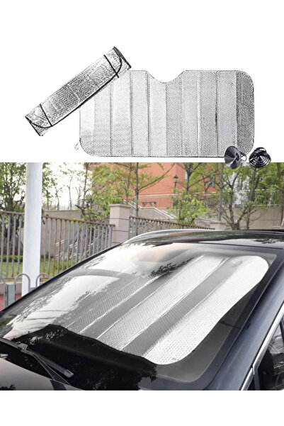 SORA GROUP Uv and Heat Preventive Auto Windshield Sunshade for Hyundai I20 Fi...