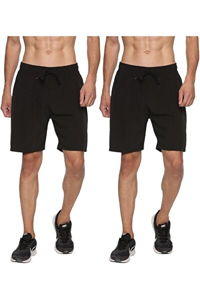 Okli-Rsoe RSO Outfits Men's Polyester Solid Sports Casual Shorts Combo Pack of 2