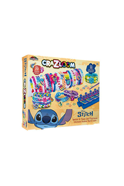 LEXIBOOK Cra-Z-Loom Disney Stitch Ultimate Rubber Band Loom - Αργαλειός Βραχι...
