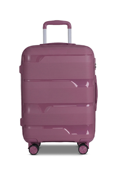 ZAAPPY Ozone Expandable PP Medium Checked 24 Inch (20-25kg) Luggage, Hard She...