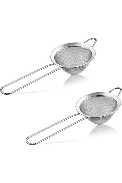 LOOMERA HOME Loome 2Pcs Fine Mesh Strainer, 3.3 Inches Stainless Steel Tea St...
