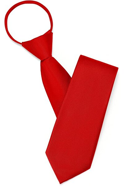 GENERAL Puistr Pre Tied Adjustable Zipper Ties for Men 3.15" Womens Solid Col...