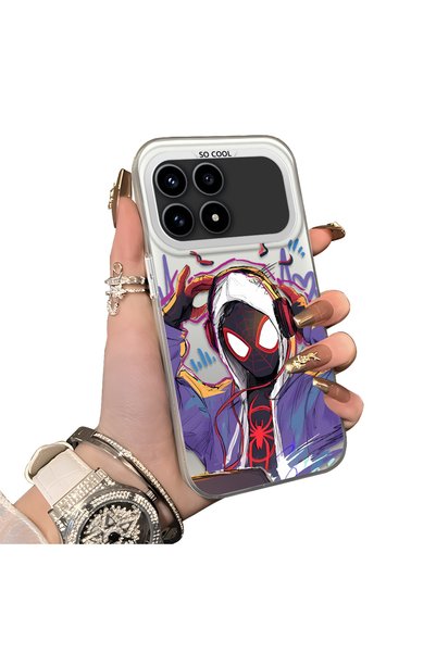 ucuc حافظة مزدوجة متوافقة مع هاتف Xiaomi Poco F8 Pro 5G من سبايدر مان، حماية ...