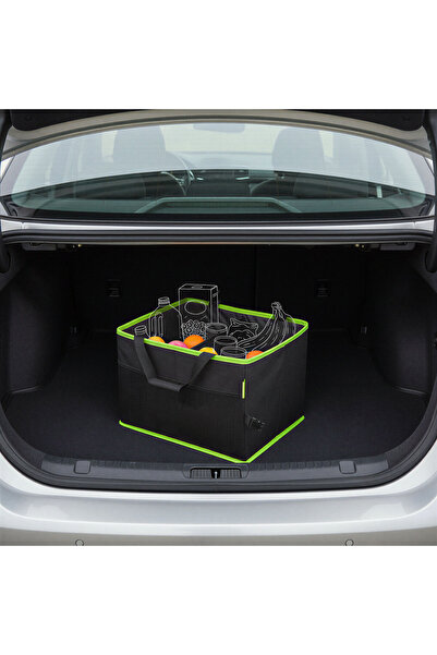 Alista Home Foldable car trunk organizer, 2 compartments, with handle, velcro...