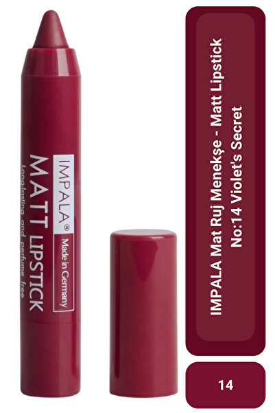 IMPALA Matte Lipstick Violet - Matt Lipstick No:14 Violet's Secret