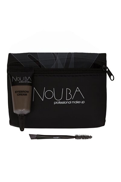 Nouba Set 20 Nouba: Pensulă pentru sprâncene Nouba + Gel pentru sprâncene Nou...