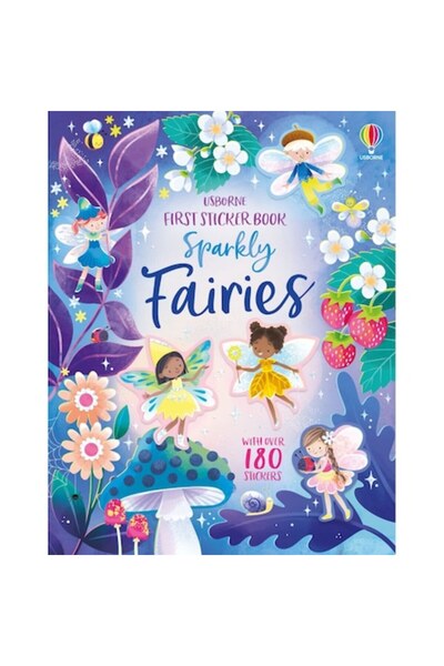 Usborne Детска книга, Usborne, Първа книжка със стикери Блестящи феи, 3+ години