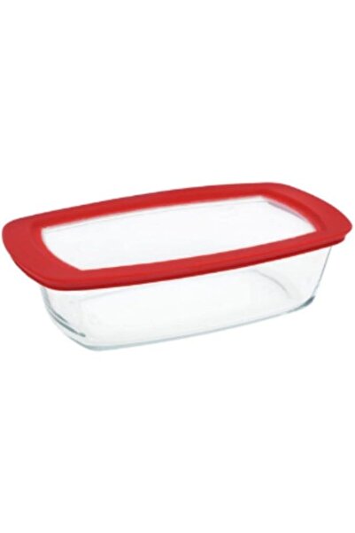 Generic MARINEX Glass Rectangular Loaf Dish with Plastic Lid 1.5L – Durable H...