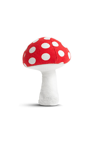 Alista Home Textile mushroom decoration, 16 cm, red with white dots