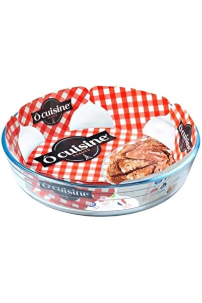 Generic ÔCuisine2.1L Round Cake Dish - Borosilicate Glass, Thermal Shock Resi...