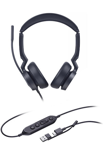 Yealink Uh46 Διπλό Ακουστικό Uc Usb-c/a