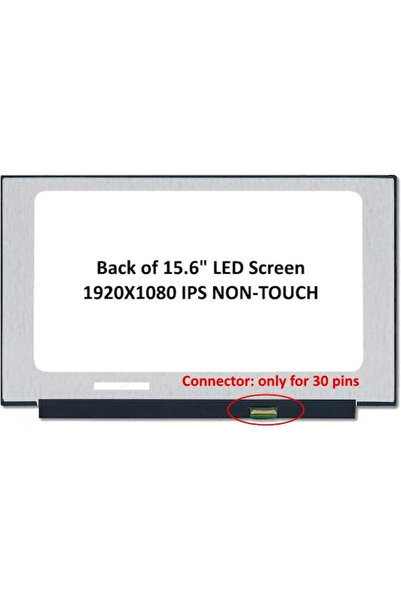 HP Οθόνη Laptop 15.6 " LED / IPS 1920x1080 Ματ 30 ακίδων για Laptop M40931-00...