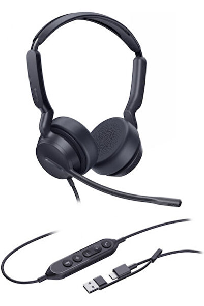 Yealink Ακουστικά VOIP Διπλής Λειτουργίας USB-C/A (1308215)