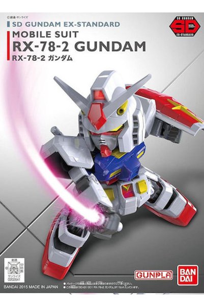 Bandai Spirits Γκάνταμ SD Γκάνταμ Ex-Standard Rx-78-2 Κιτ Μοντέλου Γκάνταμ