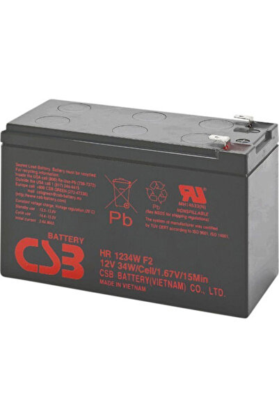 PowerWalker CSB HR1234W Μπαταρία UPS με χωρητικότητα 9Ah και τάση 12V 1 τεμάχιο