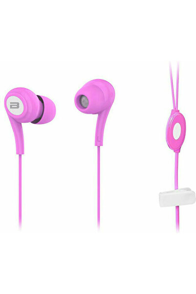 Blow B-15 Ενδοωτικά ακουστικά handsfree με βύσμα 3.5mm, ροζ