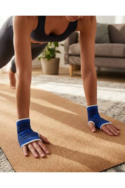pınaxar Blue Ankle Protector Sports Support Universal Size for Both Hands