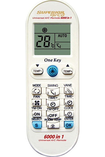 Superior Electronics Κωδικός τηλεχειριστηρίου κλιματιστικού Universal Airco 6...