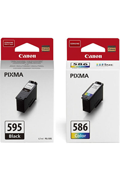 Canon PG-595 / CL-586 Γνήσιο Πακέτο Αξίας Φωτογραφικών Εφαρμογών με 2 Μελάνια...