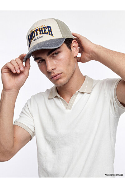 LC Waikiki Nevavm Men's Cap with Text Embroidery