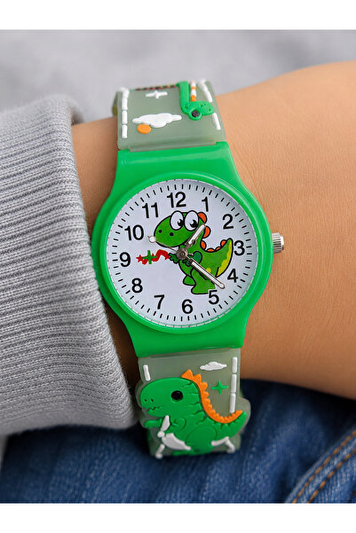 Weluxa Boy's Wristwatch Silicone Cord Analog Display Colorful Design