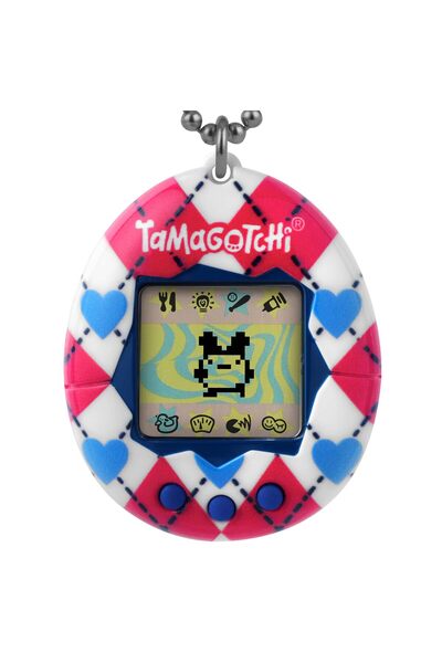 Tamagotchi Orijinal - Argyle Heart - Hayvan - Elektronik Oyun - Kırmızı - - O...